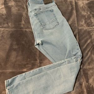 Distressed Moto Jeans